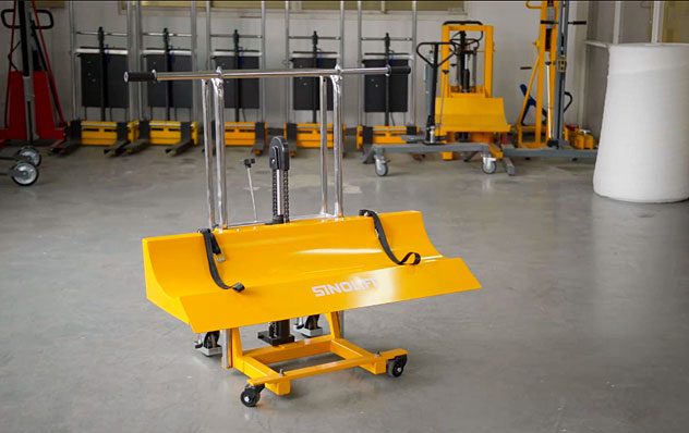 The Sinolift China PFR roll lifter and transporter easy for handling roll materials in a variety of industries and environments